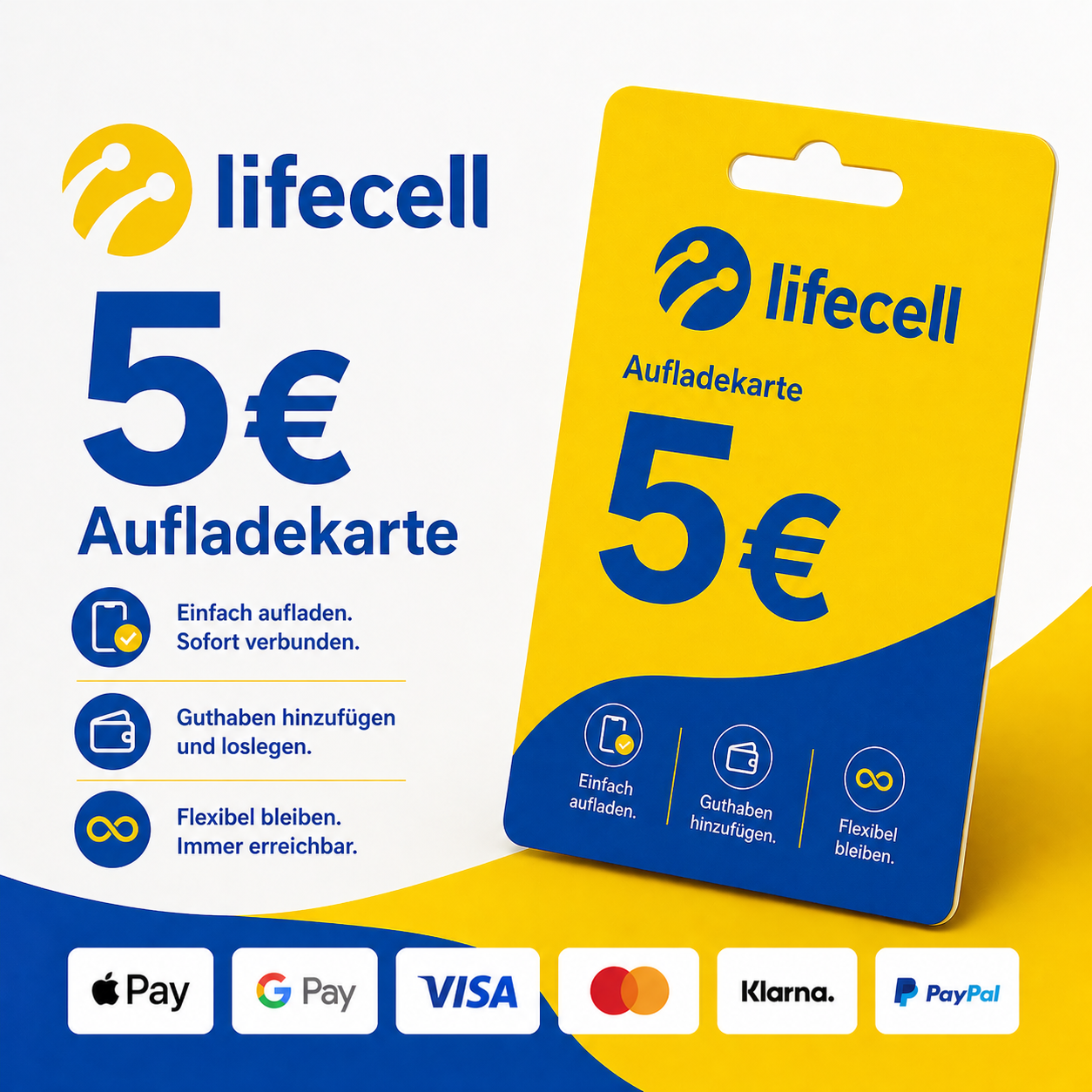 Lifecell Guthaben 5€