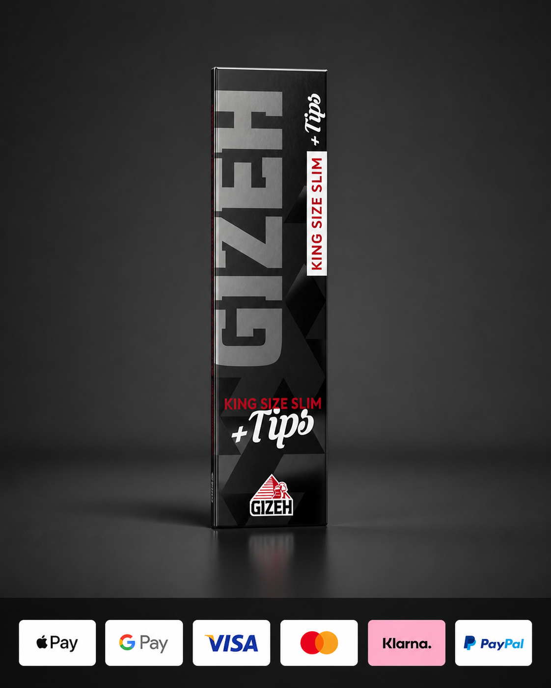 GIZEH Extra Fine King Size Slim+Tips 34/34 (Blättchen u. Tips) VE1