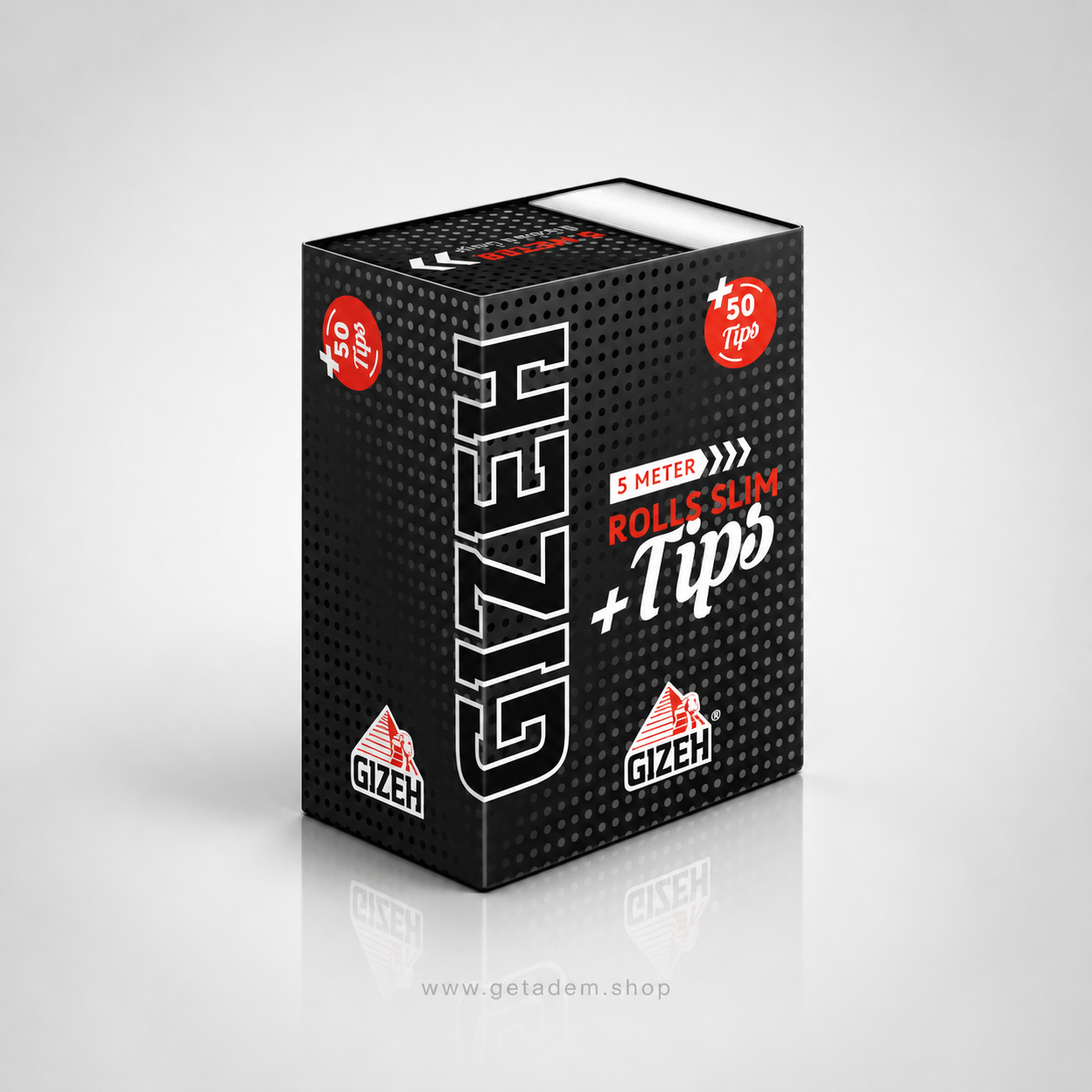 GIZEH BLACK® Rolls Slim+Tips VE1