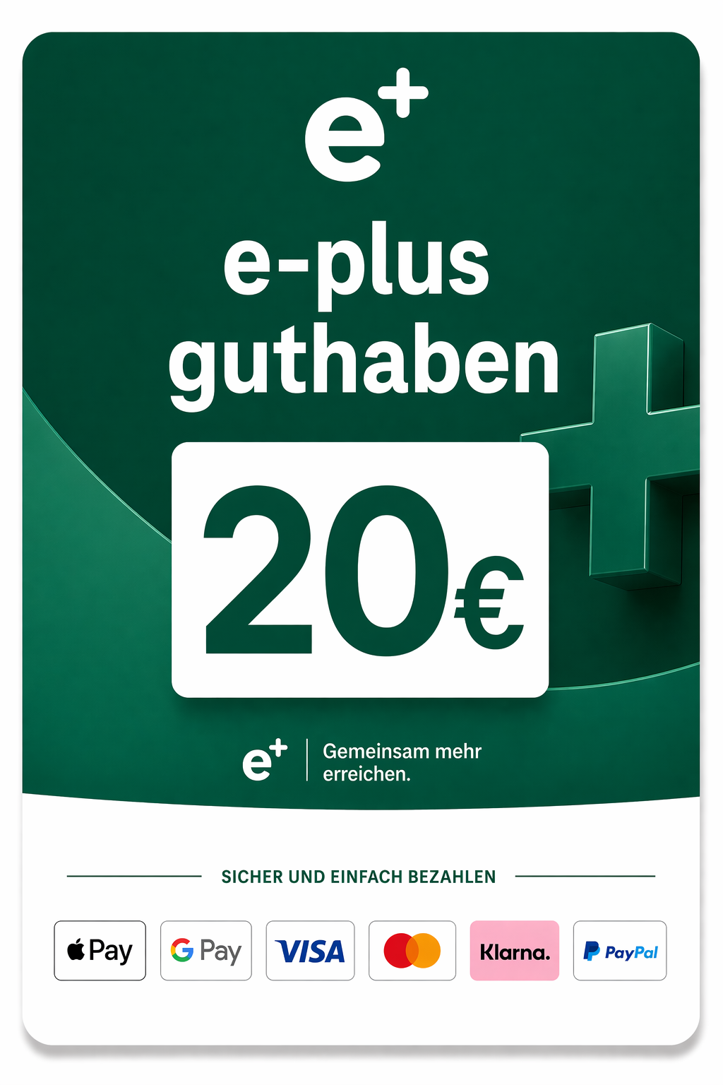 E-Plus Guthaben 20€