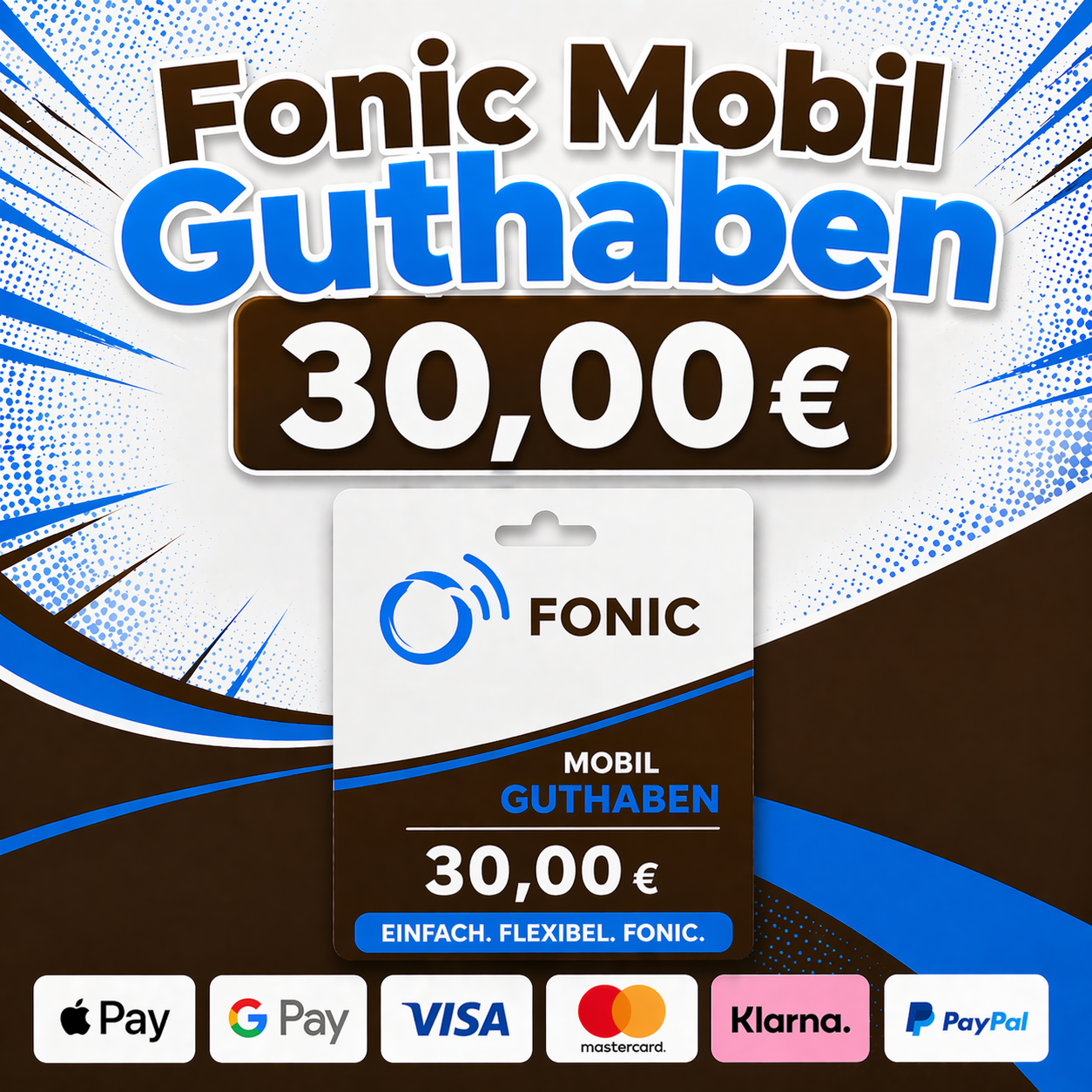 Fonic Mobile Guthaben 30€