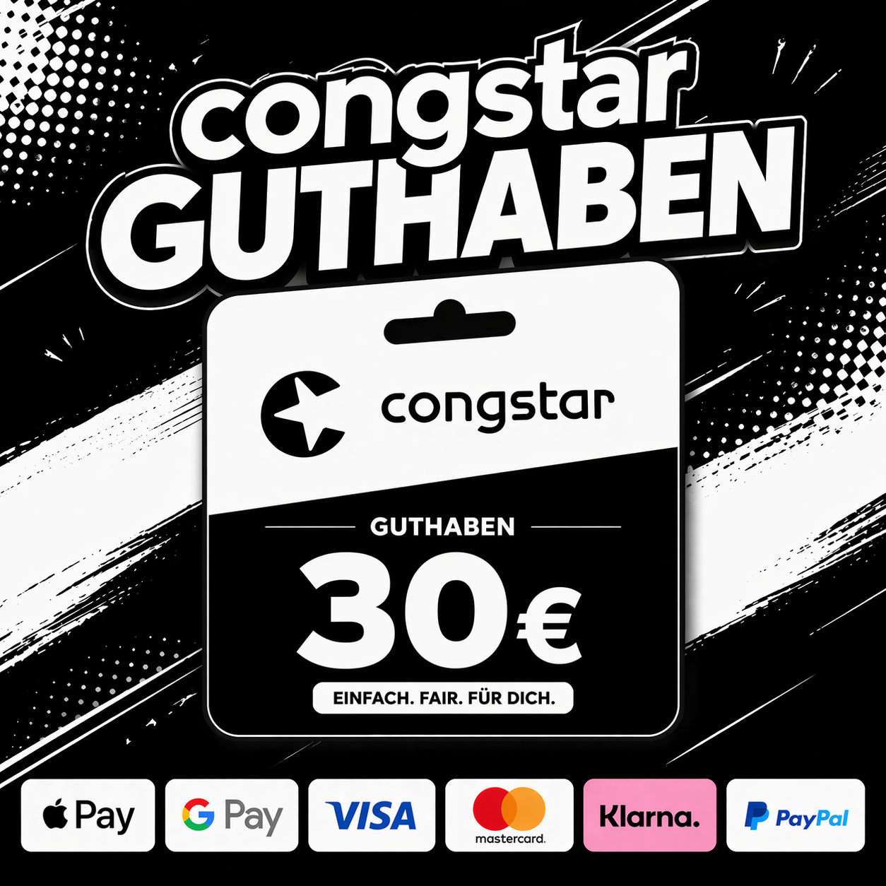 Congstar Guthaben 30€