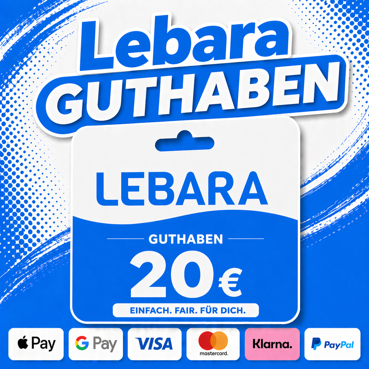 Lebara Guthaben 20€
