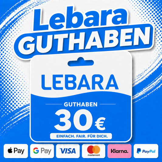 Lebara Guthaben 30€