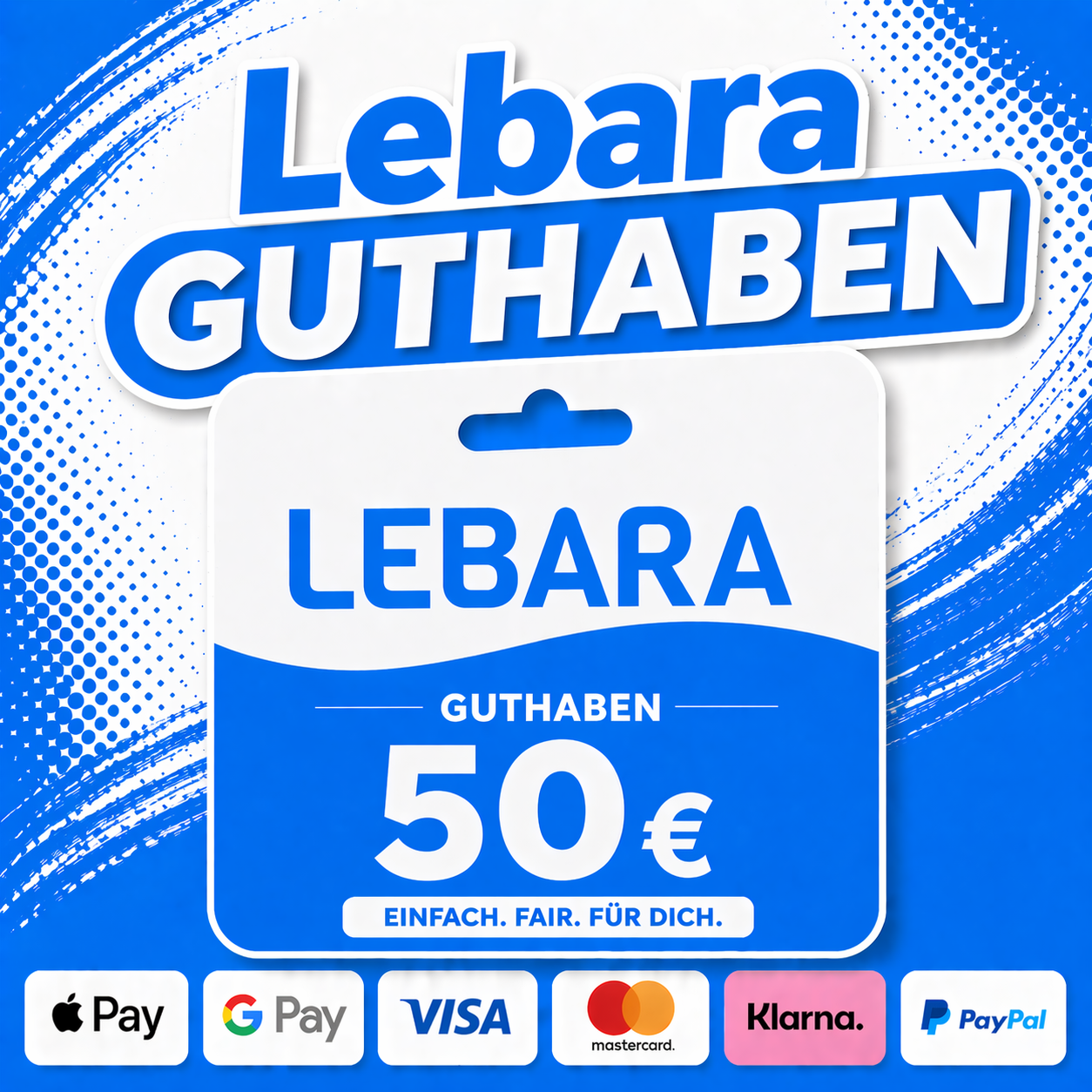 Lebara Guthaben 50€