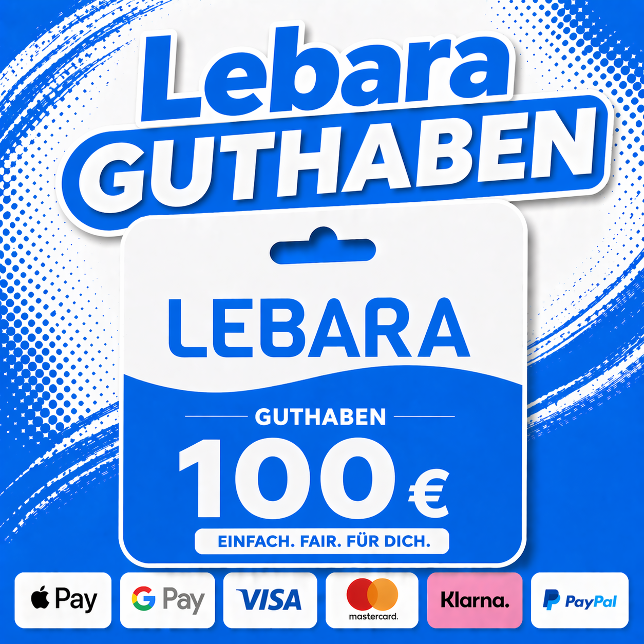 Lebara Guthaben 100€