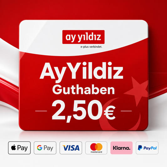 AyYildiz Guthaben 2,50€