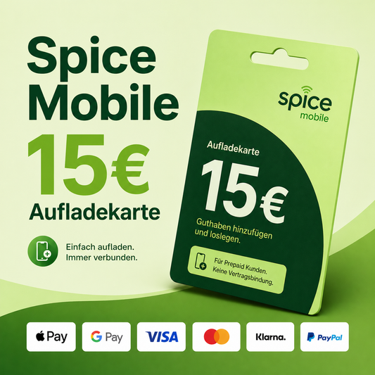 Spice Mobile Guthaben 15€