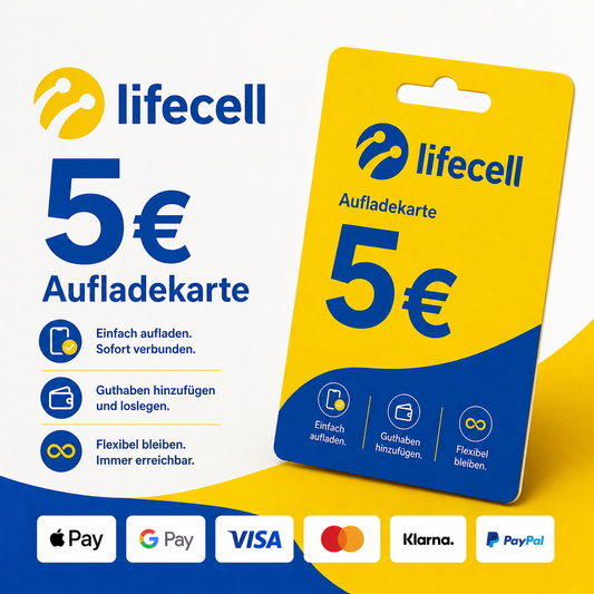 Lifecell Guthaben 5€