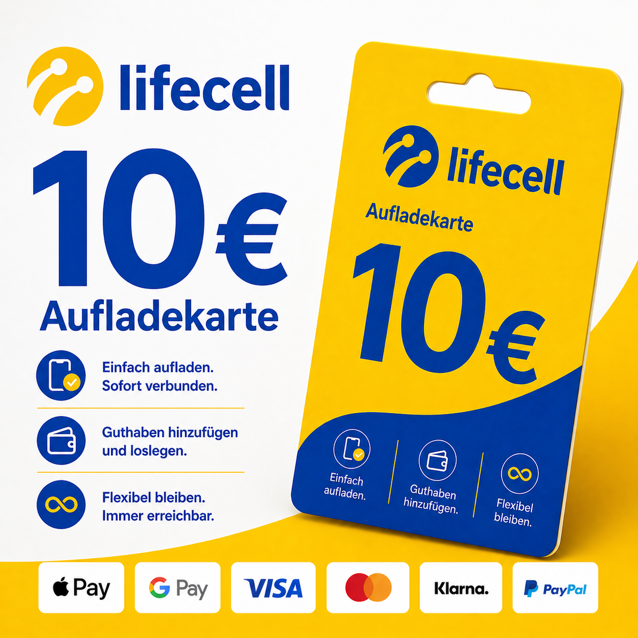 Lifecell Guthaben 10€