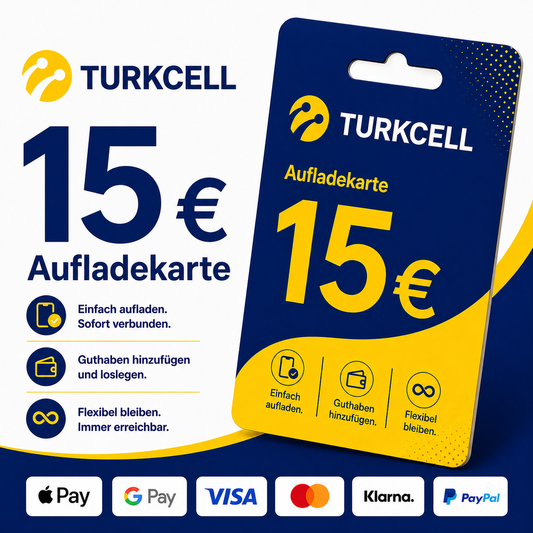 Turkcell Guthaben 15€