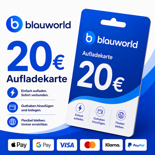 Blauworld Guthaben 20€