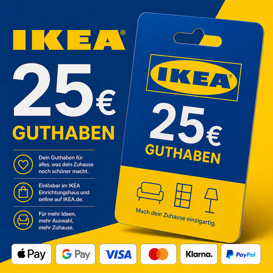 Ikea Guthaben 25€