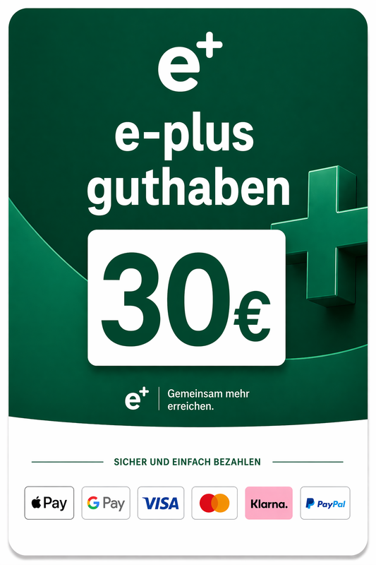 E-Plus Guthaben 30€