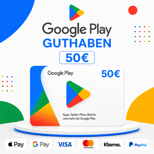 Google Play Guthaben 50€