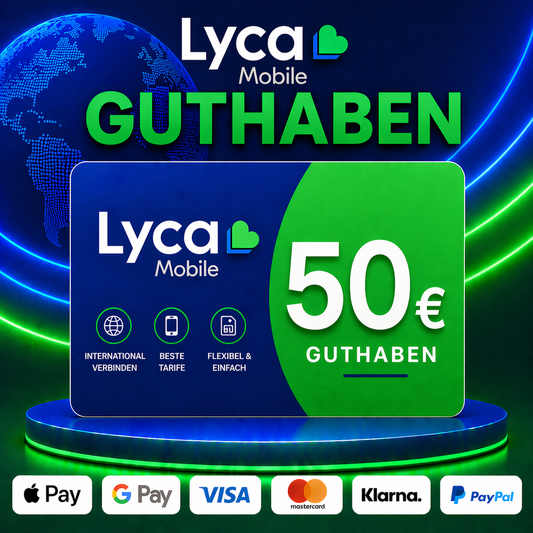 Lyca Mobile Guthaben 50€