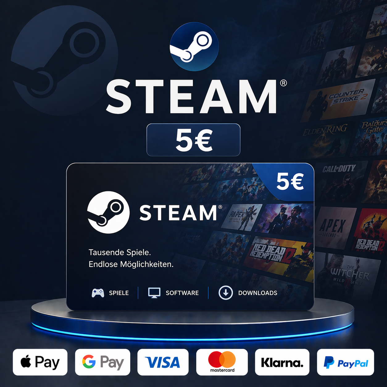 Steam Guthaben 5€
