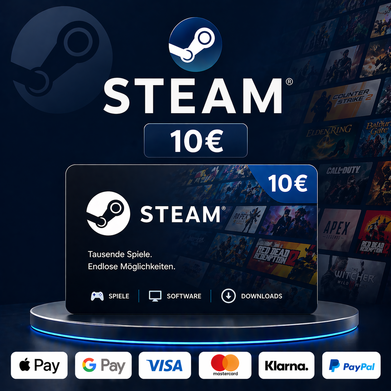 Steam Guthaben 10€