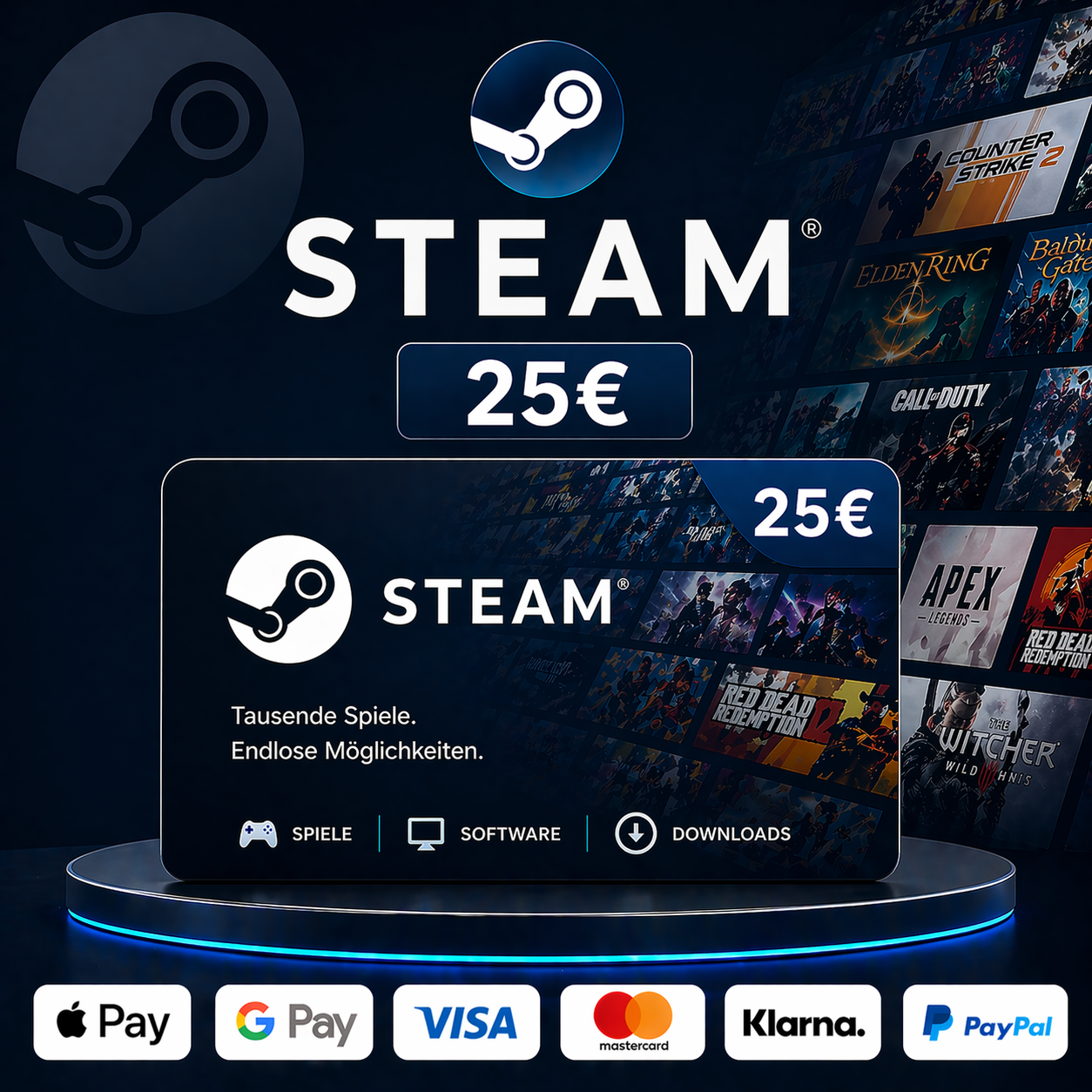Steam Guthaben 25€