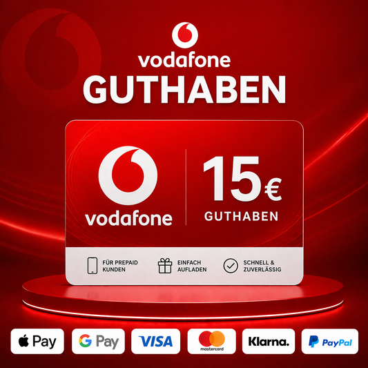 Vodafone Guthaben 15€
