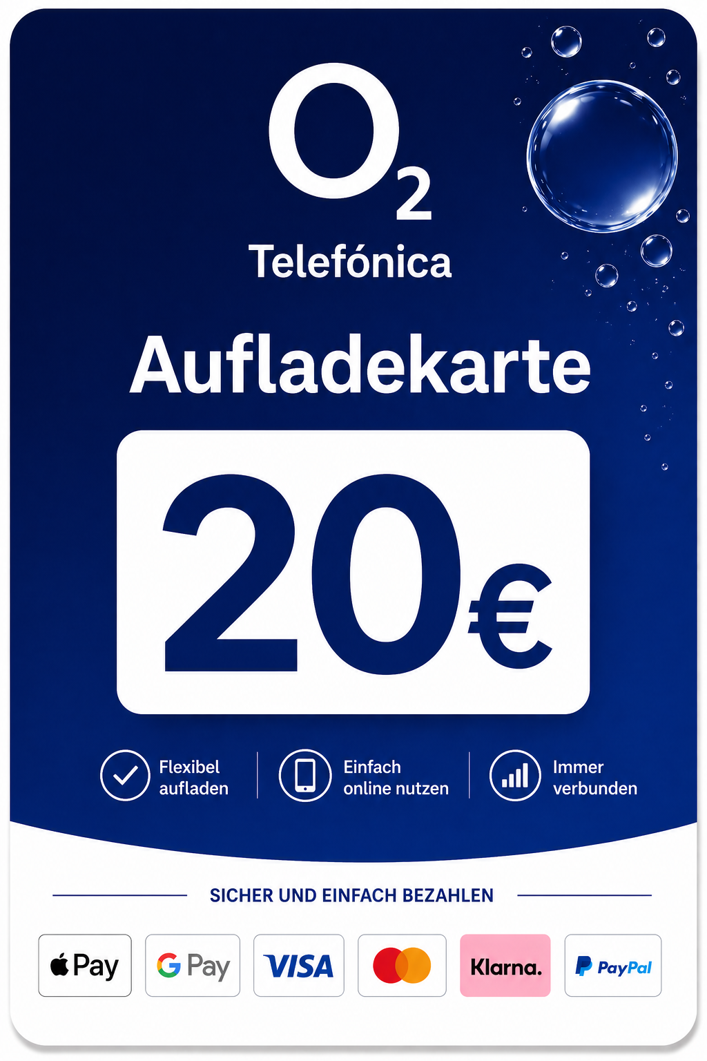 o2 Telefonica Guthaben 20€