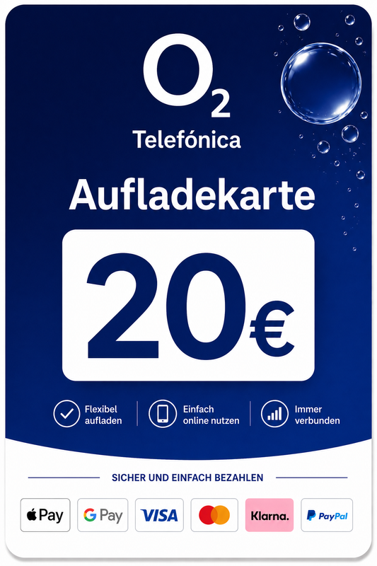 o2 Telefonica Guthaben 20€